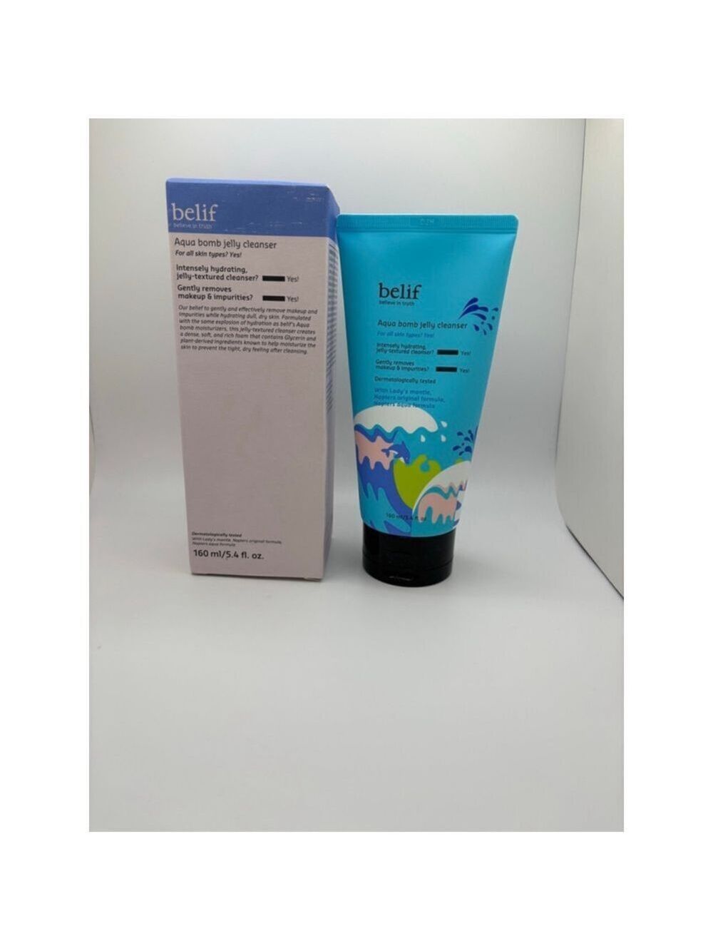 belif Aqua Bomb Jelly Cleanser 160ML NIB
